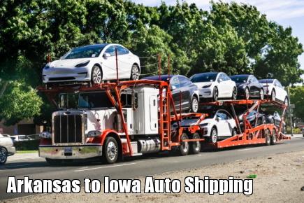 Arkansas to Iowa Auto Shipping