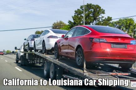 California to Louisiana Car Shipping