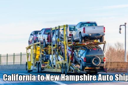 California to New Hampshire Auto Shipping