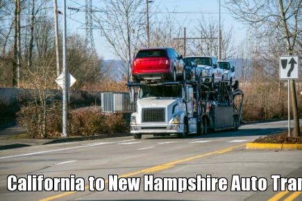 California to New Hampshire Auto Transport