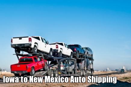 Iowa to New Mexico Auto Shipping