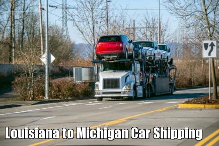 Louisiana to Michigan Car Shipping