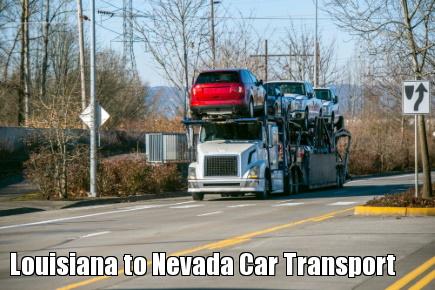 Louisiana to Nevada Car Transport