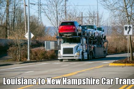 Louisiana to New Hampshire Car Transport