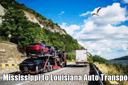 Mississippi to Louisiana Auto Transport
