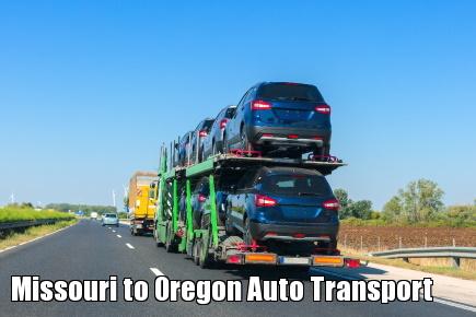 Missouri to Oregon Auto Transport