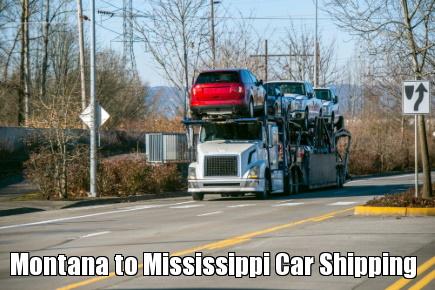 Montana to Mississippi Car Shipping