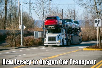 New Jersey to Oregon Car Transport