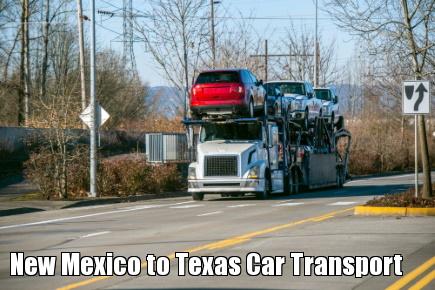 New Mexico to Texas Car Transport