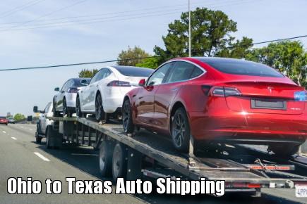 Ohio to Texas Auto Shipping