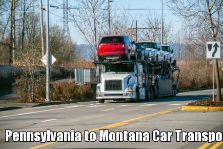 Pennsylvania to Montana Car Transport