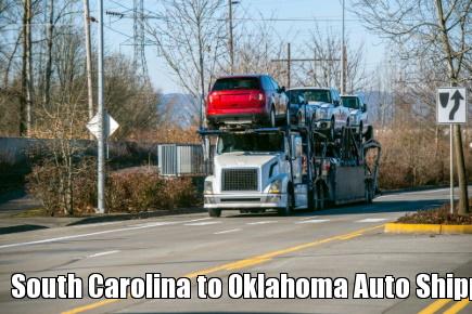 South Carolina to Oklahoma Auto Shipping