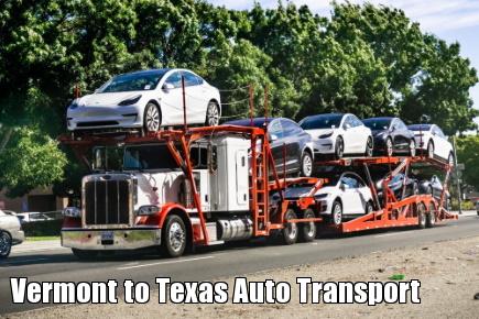 Vermont to Texas Auto Transport