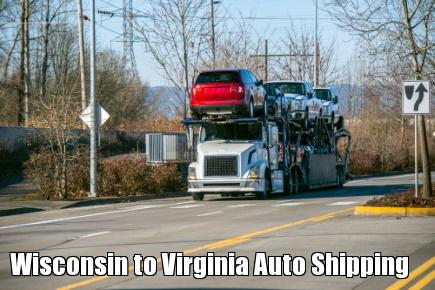 Wisconsin to Virginia Auto Shipping