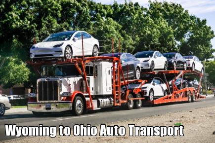 Wyoming to Ohio Auto Transport